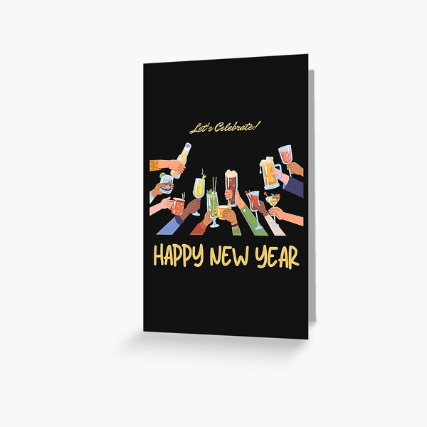 Item preview, Happy New Year - Let's Celebrate! designed and sold by PixelArt2.