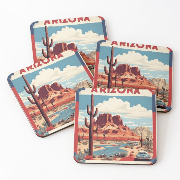Item preview, Arizona USA Vintage Poster Tourism  designed and sold by TravelersGems.