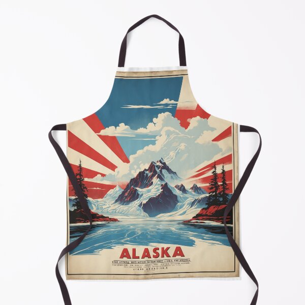 Item preview, Alaska USA Vintage Poster Tourism designed and sold by TravelersGems.