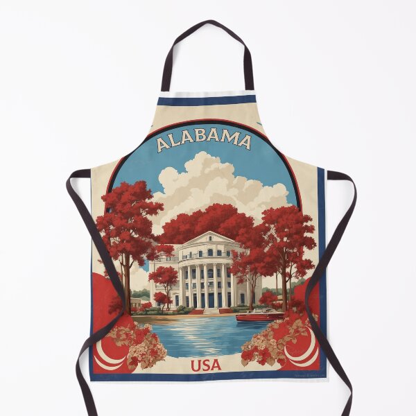 Item preview, Alabama USA Vintage Poster Tourism designed and sold by TravelersGems.