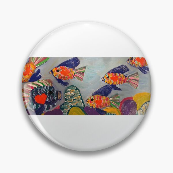 Artikelvorschau, Joy Fish OriginalGemälde entworfen und verkauft von Tara Crowder.