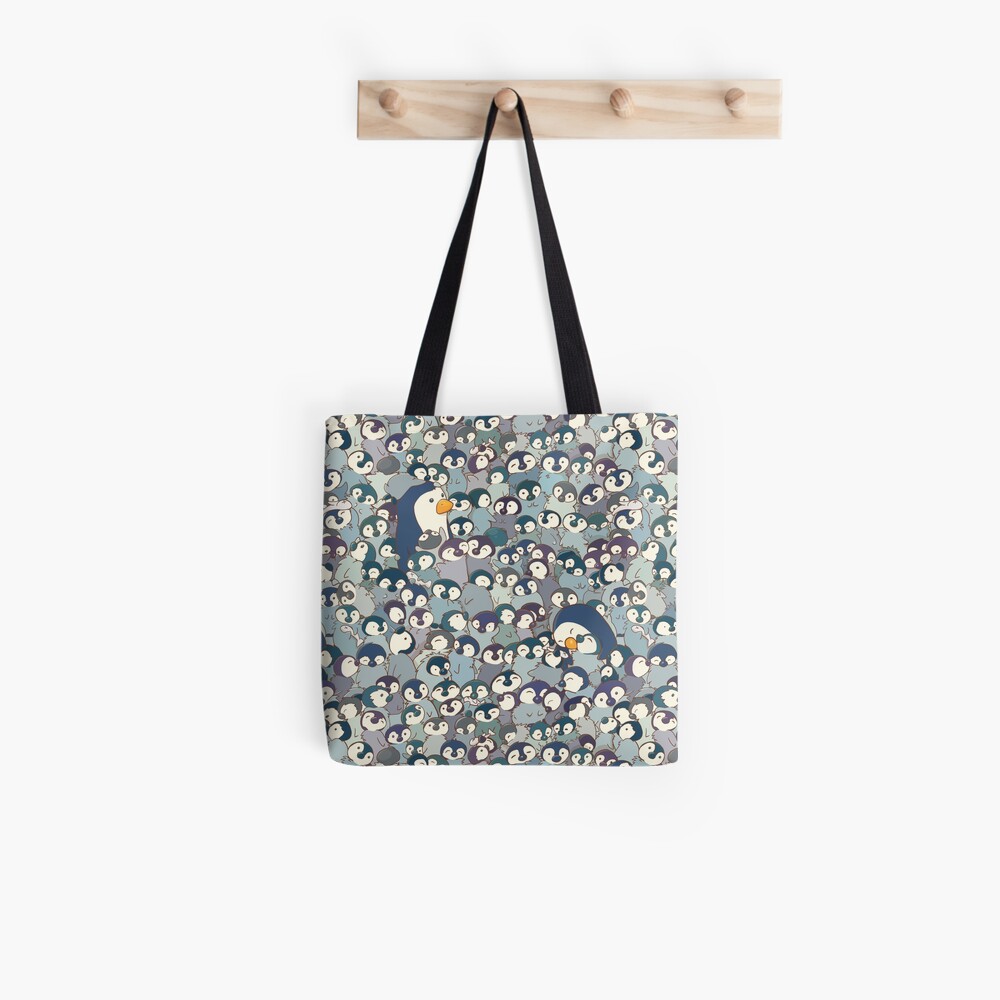 Baby Penguin Pattern Tote Bag