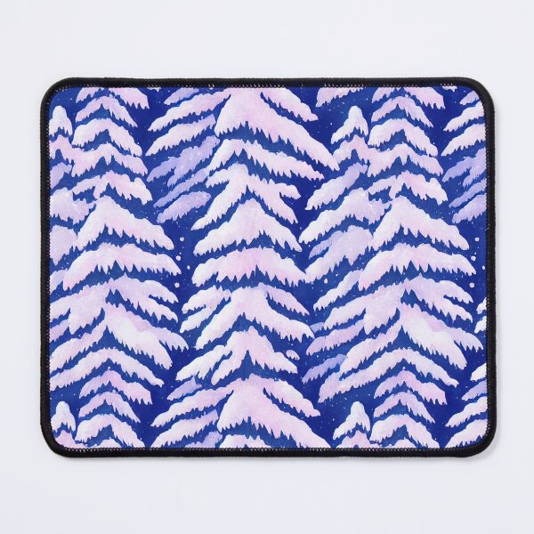 Item preview, Seamless Spruce & Snowflake Symphony in Blue designed and sold by Phutharesuan Wachirapisut.
