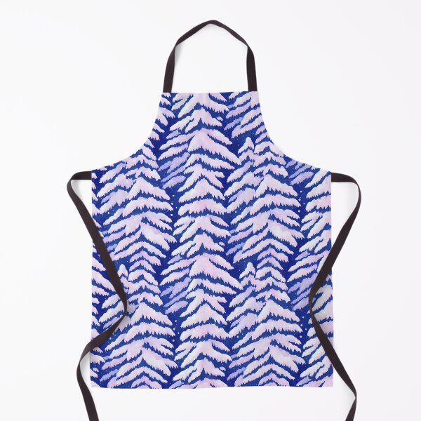Item preview, Seamless Spruce & Snowflake Symphony in Blue designed and sold by Phutharesuan Wachirapisut.