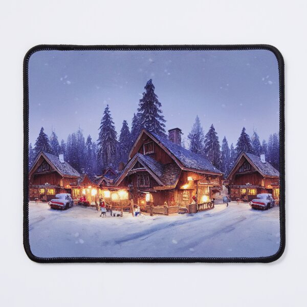 Item preview, Seamless Starry Night Cabin Retreat designed and sold by Phutharesuan Wachirapisut.