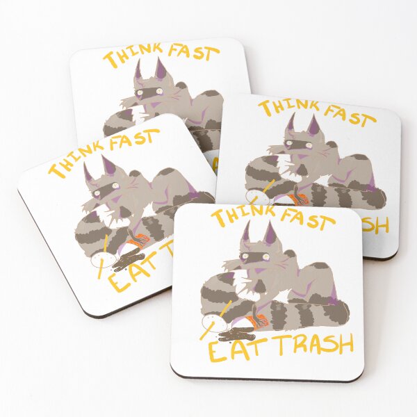 Item preview, Think Fast Eat Trash designed and sold by DrawingonLEMONS.