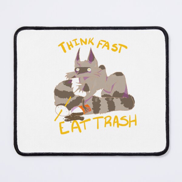 Item preview, Think Fast Eat Trash designed and sold by DrawingonLEMONS.