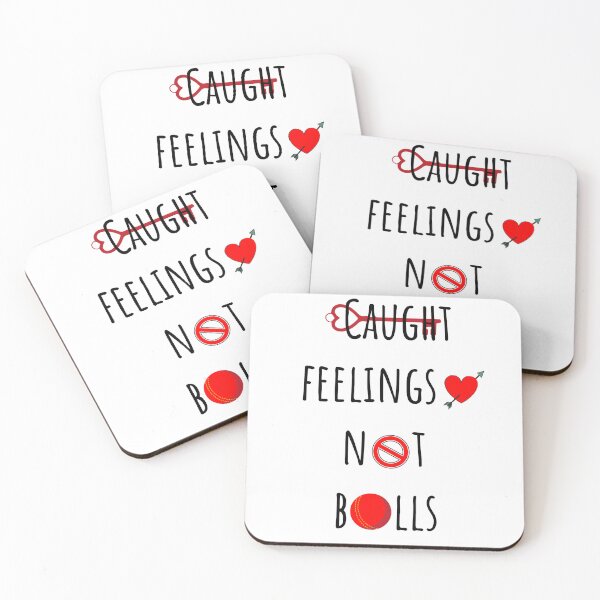 Item preview, Caught Feelings, Not Balls summer is cricket designed and sold by SHK-Designs.