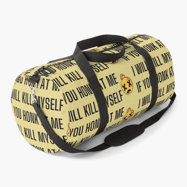 Item preview, If You Honk At Me I Will Kill Myself, Funny Meme Bumper Sticker designed and sold by Lily Lola.