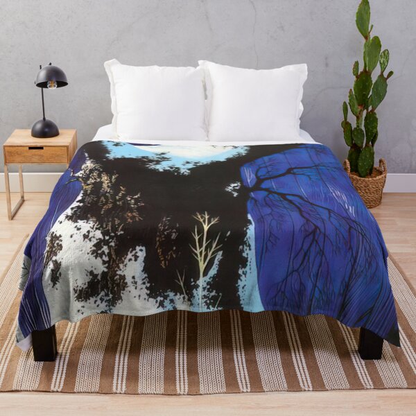 Item preview, Eyvind Earle - Blue Barn and Snow designed and sold by 4syntart.