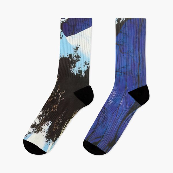 Item preview, Eyvind Earle - Blue Barn and Snow designed and sold by 4syntart.