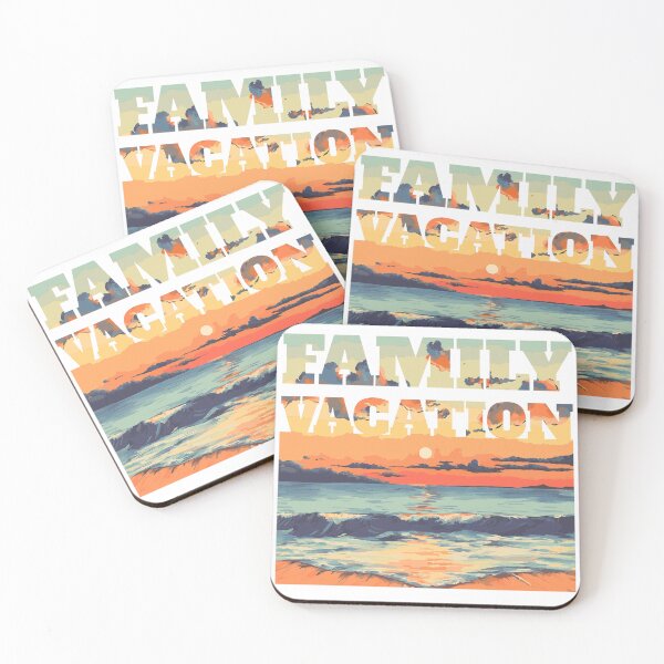 Item preview, Family Beach Vacation Sunset designed and sold by CrafterCave.