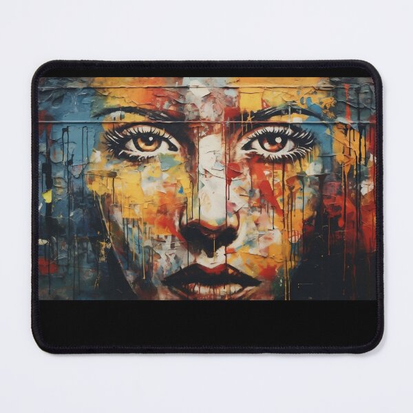 Item preview, Painted Colourfull Women Face designed and sold by Suwishop.