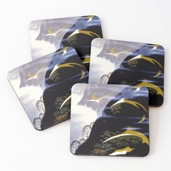 Item preview, Eyvind Earle - Copy of Sea mist and Pastures designed and sold by 4syntart.
