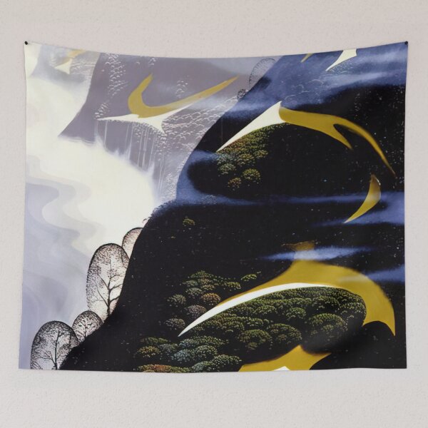 Item preview, Eyvind Earle - Copy of Sea mist and Pastures designed and sold by 4syntart.