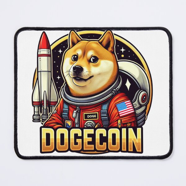 Item preview, Dogecoin To The Moon Rocket  designed and sold by GalaxyGraffiti.
