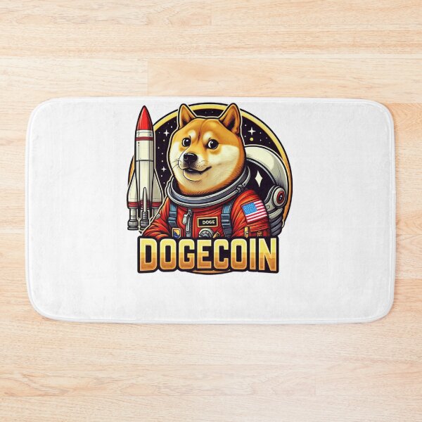Item preview, Dogecoin To The Moon Rocket  designed and sold by GalaxyGraffiti.