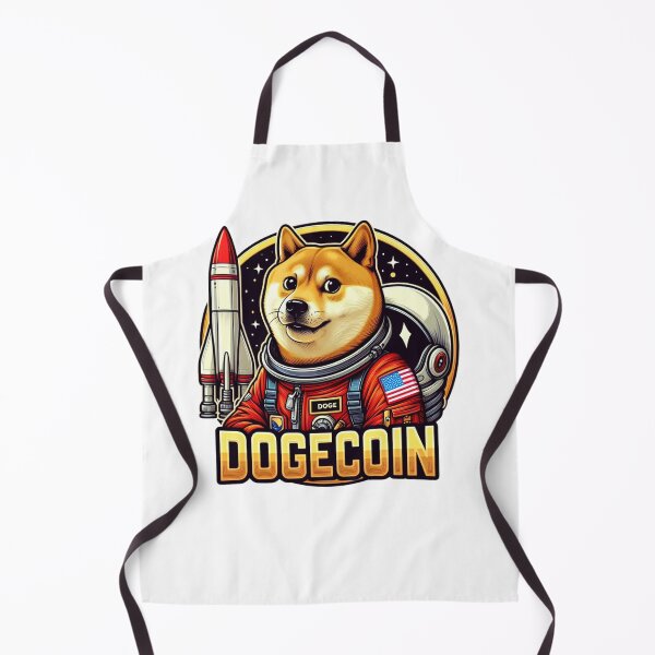 Item preview, Dogecoin To The Moon Rocket designed and sold by GalaxyGraffiti.