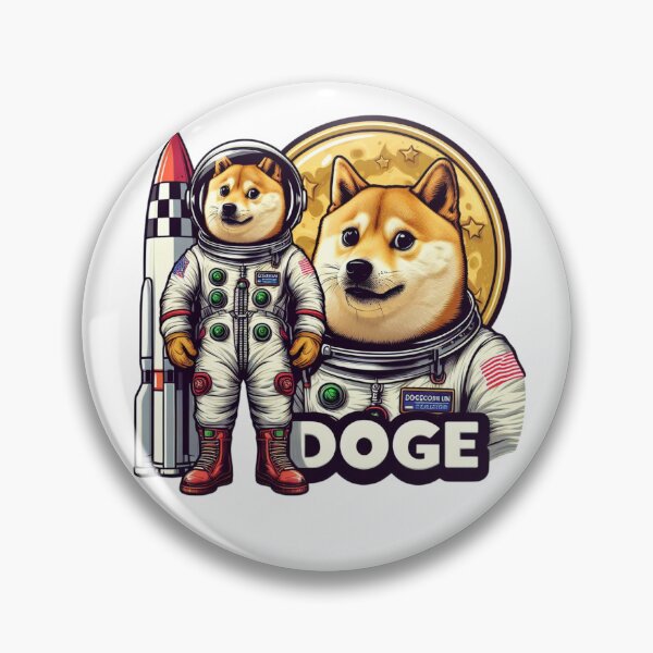 Item preview, Dogecoin To The Moon Rocket  designed and sold by GalaxyGraffiti.