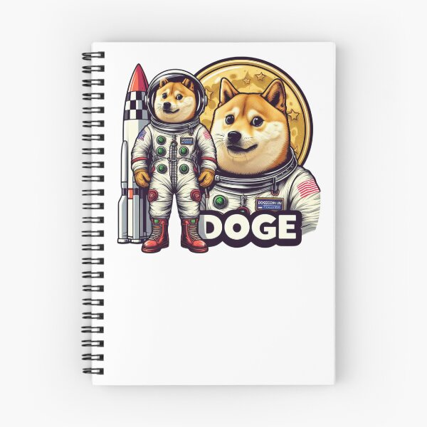 Item preview, Dogecoin To The Moon Rocket  designed and sold by GalaxyGraffiti.