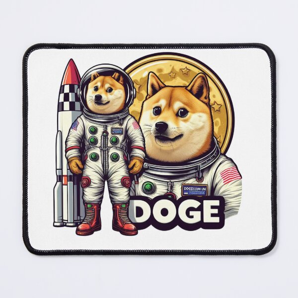 Item preview, Dogecoin To The Moon Rocket  designed and sold by GalaxyGraffiti.