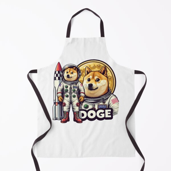 Item preview, Dogecoin To The Moon Rocket designed and sold by GalaxyGraffiti.
