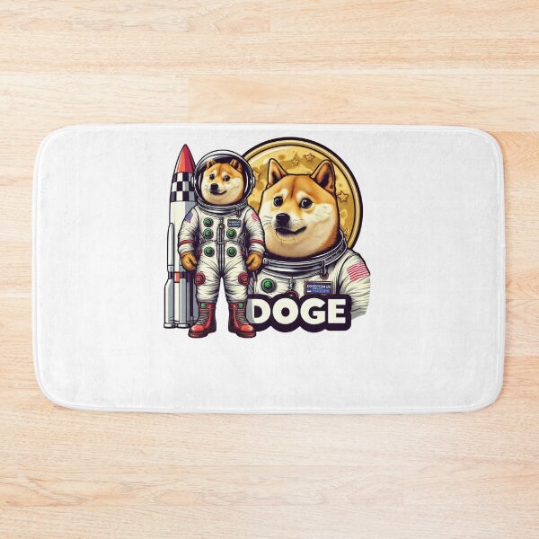 Item preview, Dogecoin To The Moon Rocket  designed and sold by GalaxyGraffiti.