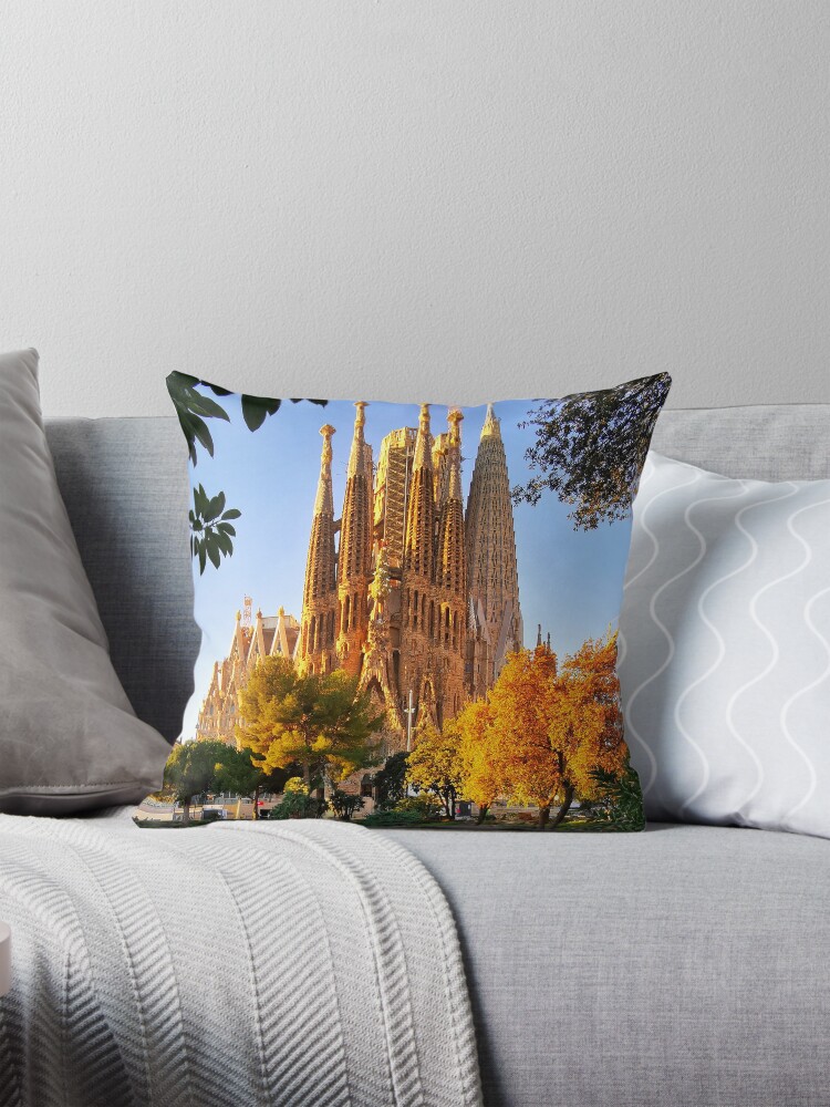 Item preview, Throw Pillow designed and sold by BarcelonaGifts.