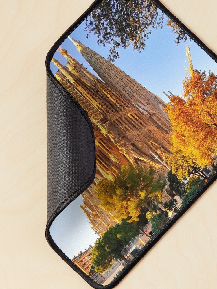 Thumbnail 2 of 5, Mouse Pad, La Sagrada Familia in Barcelona designed and sold by BarcelonaGifts.