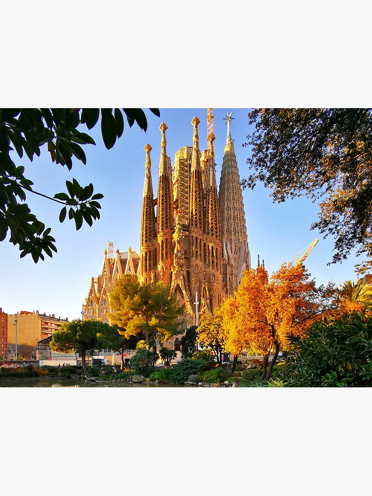 Thumbnail 3 of 3, Sticker, La Sagrada Familia in Barcelona designed and sold by BarcelonaGifts.