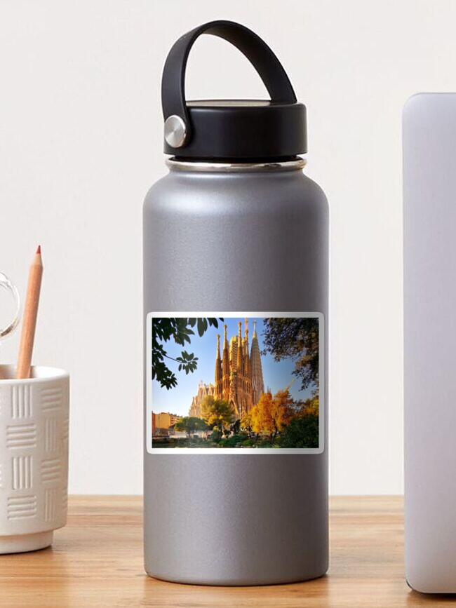 Thumbnail 1 of 3, Sticker, La Sagrada Familia in Barcelona designed and sold by BarcelonaGifts.