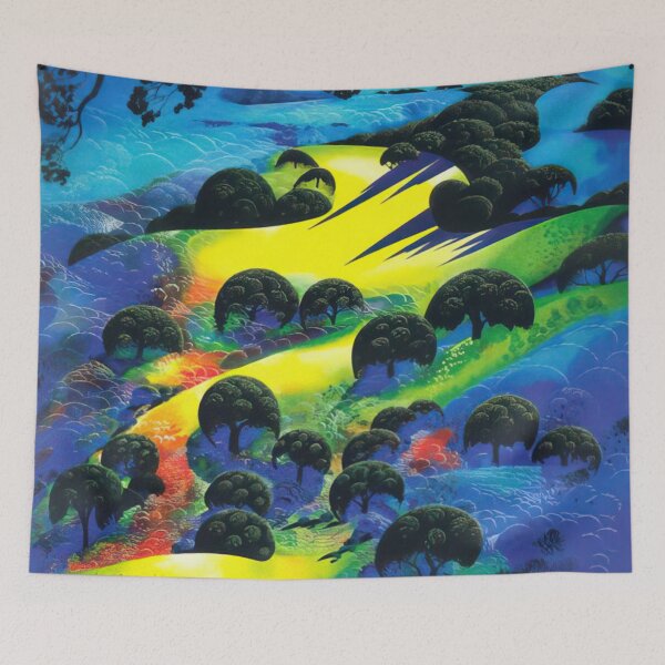Item preview, Eyvind Earle - Fading Sunset Flame designed and sold by 4syntart.