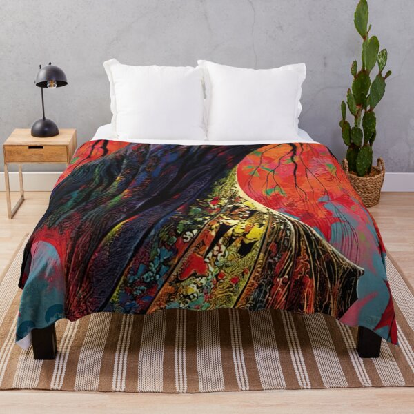 Item preview, Eyvind Earle - Fire red and gold designed and sold by 4syntart.
