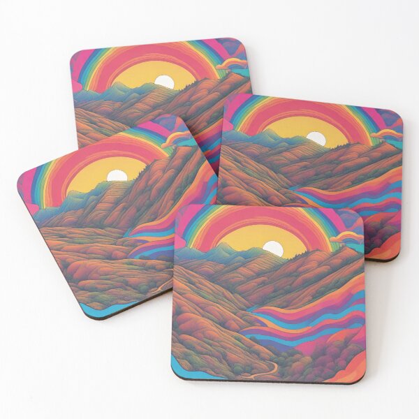 Item preview, Psychodelic Sunrise Modern View designed and sold by CyberArtistOne.