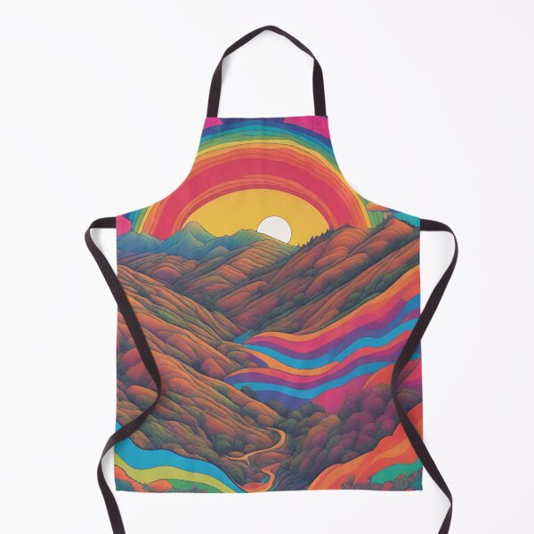 Item preview, Psychodelic Sunrise Modern View designed and sold by CyberArtistOne.