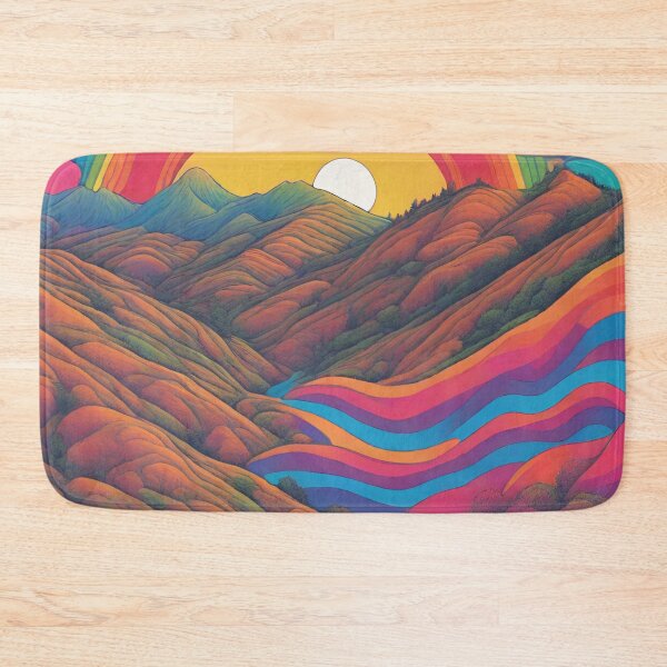 Item preview, Psychodelic Sunrise Modern View designed and sold by CyberArtistOne.