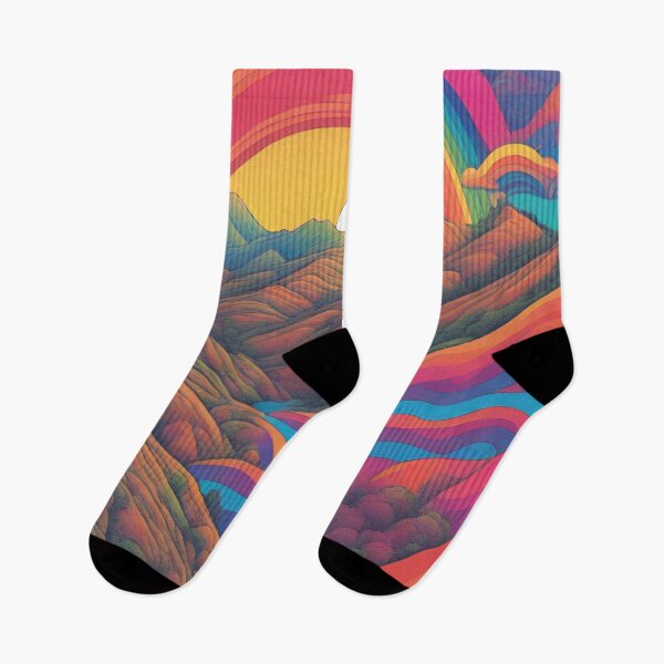 Item preview, Psychodelic Sunrise Modern View designed and sold by CyberArtistOne.