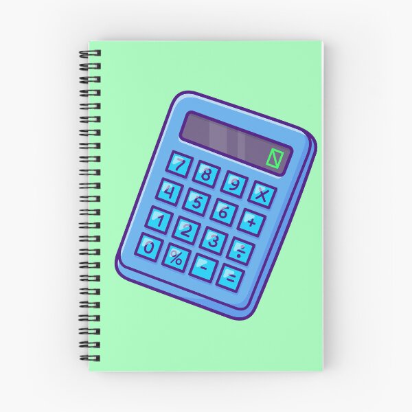Item preview, Floating Calculator: Vector Cartoon Icon for Educational Creativity" designed and sold by hjian8219.