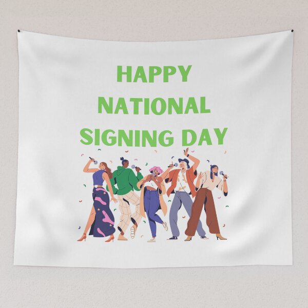 Item preview, National Signing Day designed and sold by Simo0455.