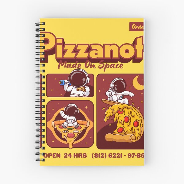 Item preview, Cute Astronaut Pizza Adventure: Vector Cartoon Icon for Cosmic Cravings designed and sold by hjian8219.