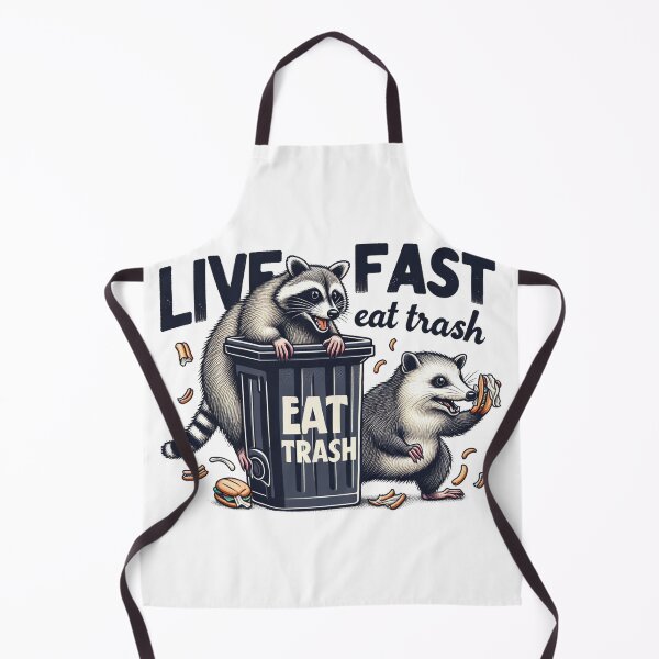 Item preview, Live Fast Eat Trash designed and sold by clintang.