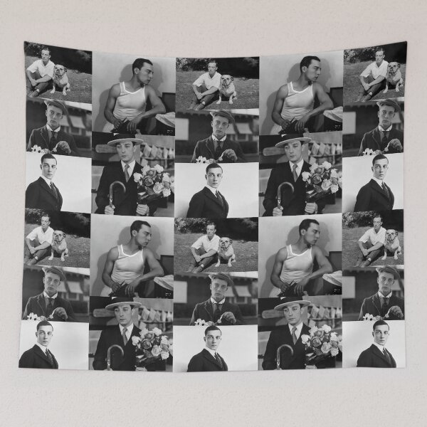Item preview,  buster keaton collage designed and sold by ZENITHSPARK1.
