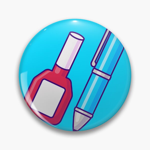 Item preview, Creative Corrections: Cartoon Vector Icon of Pen & Correction Fluid designed and sold by hjian8219.