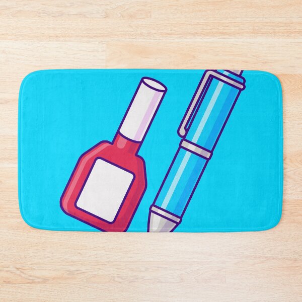 Item preview, Creative Corrections: Cartoon Vector Icon of Pen & Correction Fluid designed and sold by hjian8219.