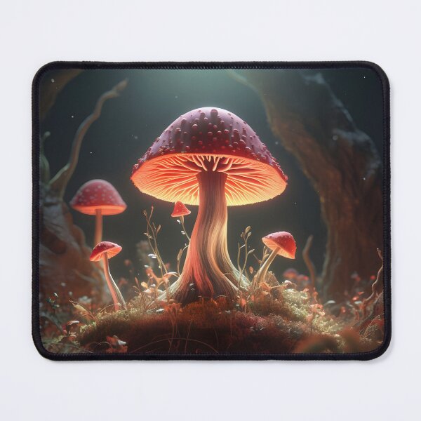 Artikelvorschau, Mushroom Spirit 4k T-Shirt und Mauspads entworfen und verkauft von PHOTOMYFAH.