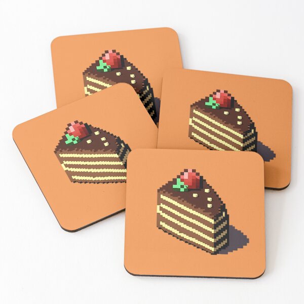 Item preview, Chocolate Cake - Pixel Art Style designed and sold by sakurashorty.
