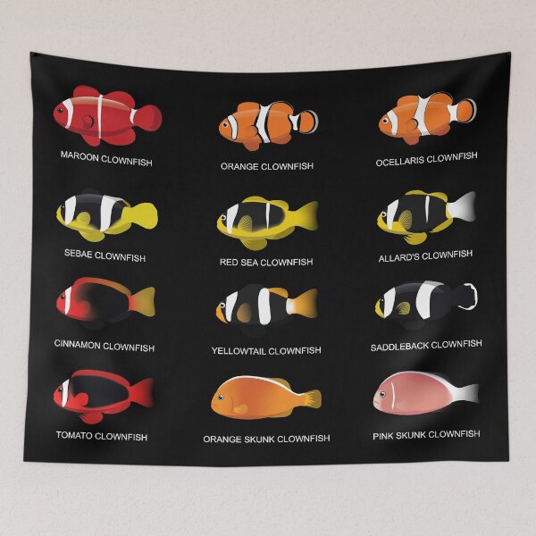 Item preview, Clownfish with Names Set designed and sold by SUPERHERON.