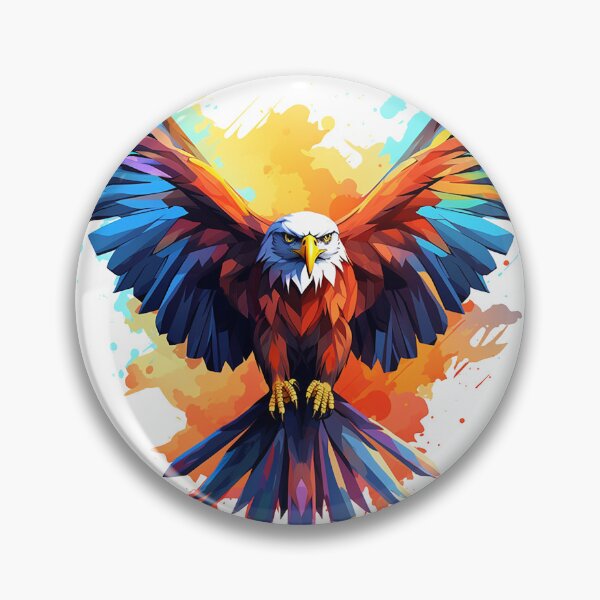 Item preview, Colorful Eagle designed and sold by Glause-and-son.