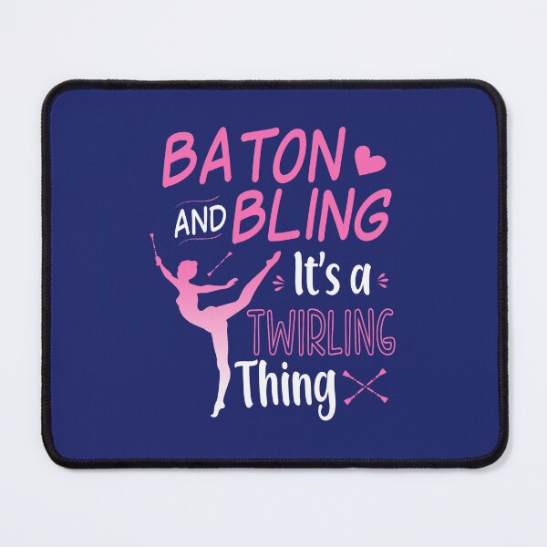 Item preview, Baton and Bling Its A Twirling Thing 2Baton Twirler Gift designed and sold by caloudiaminart.