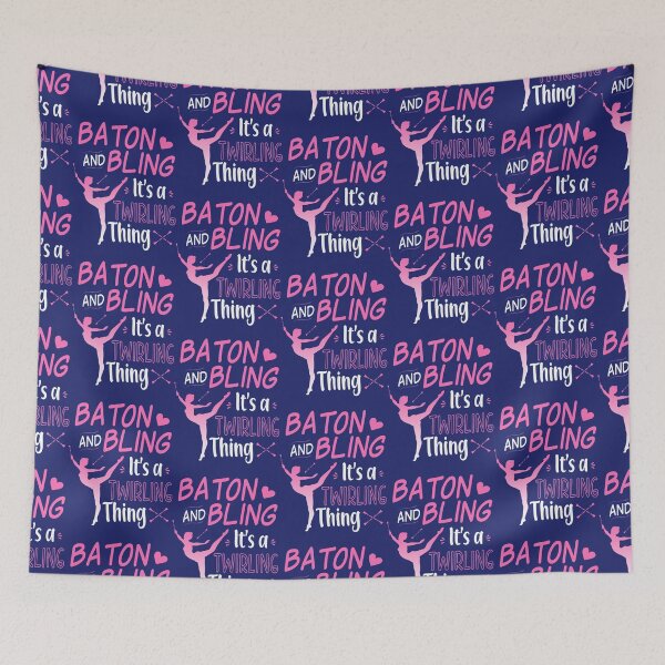 Item preview, Baton and Bling Its A Twirling Thing 2Baton Twirler Gift designed and sold by caloudiaminart.